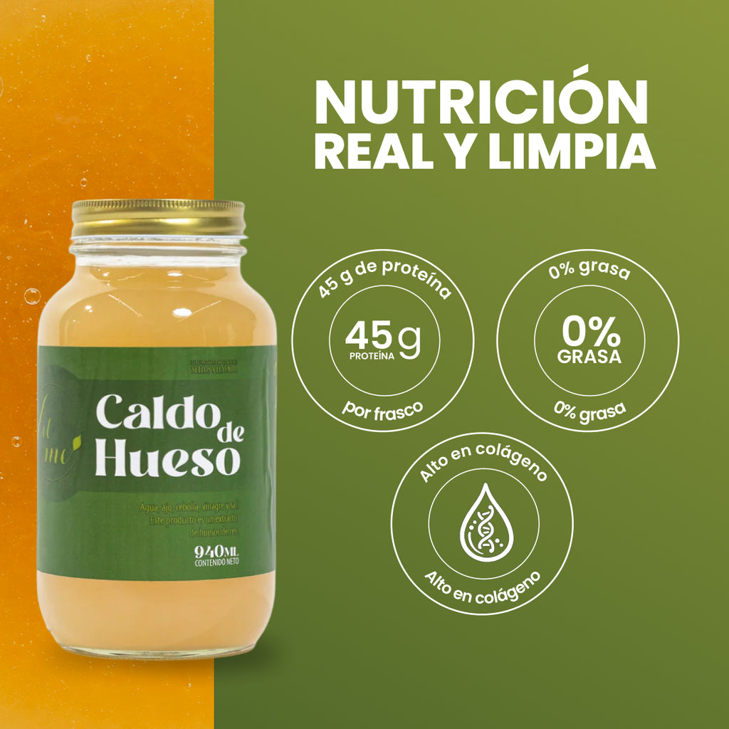 Caldo de hueso de res