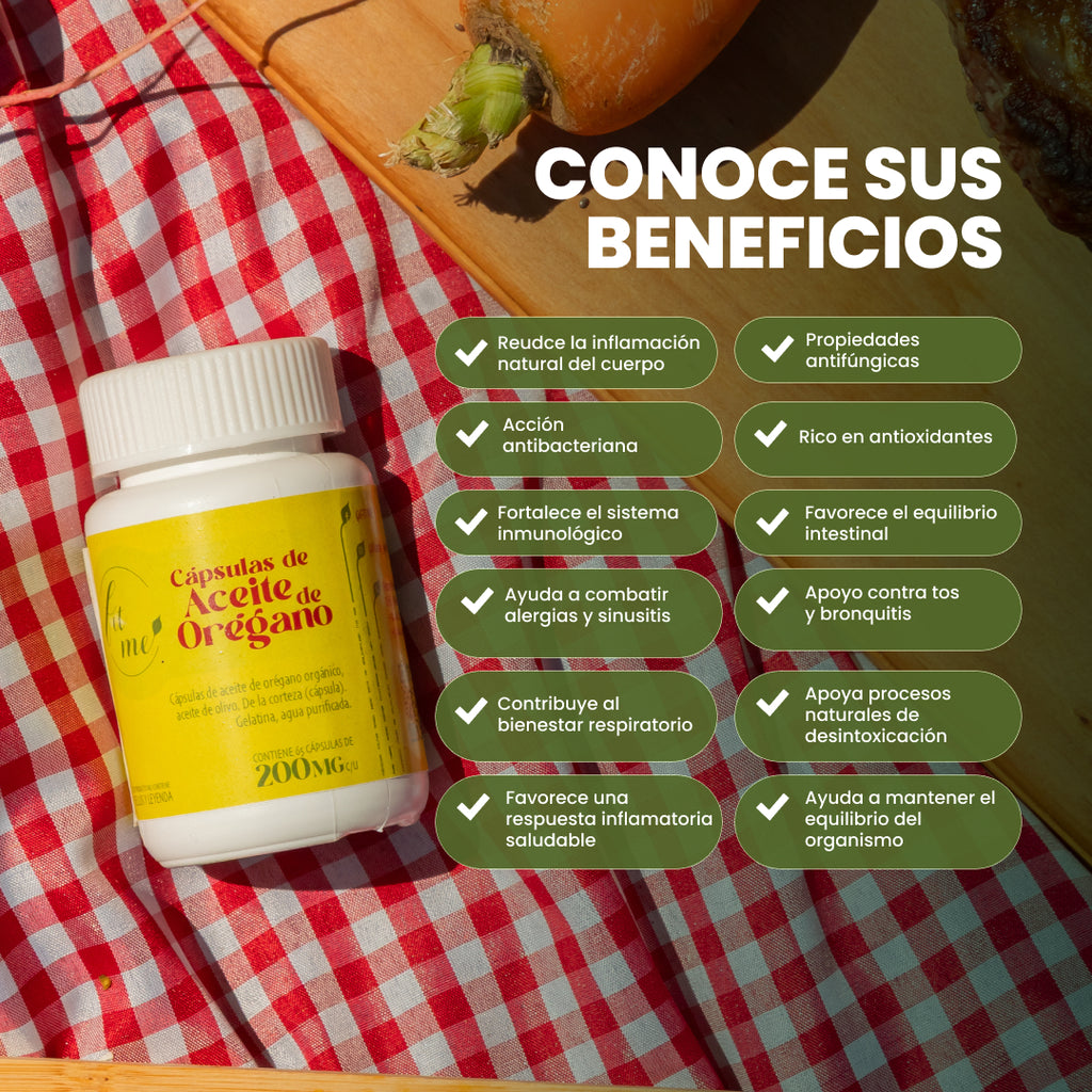 Capsulas de aceite de oregano
