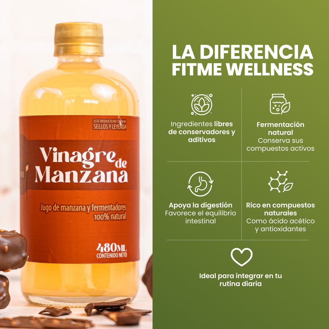 Vinagre de manzana con la madre