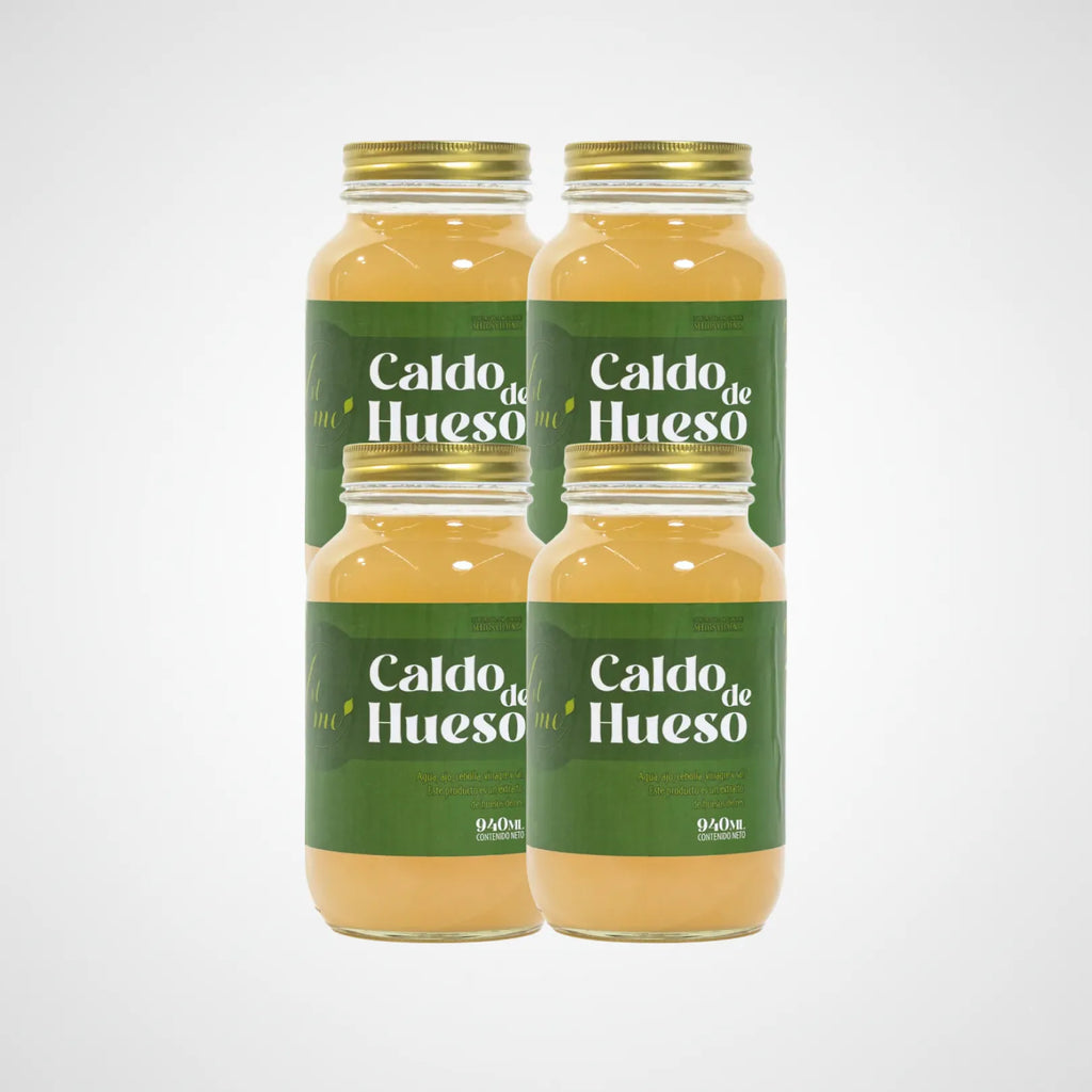 4 Caldos de hueso de res