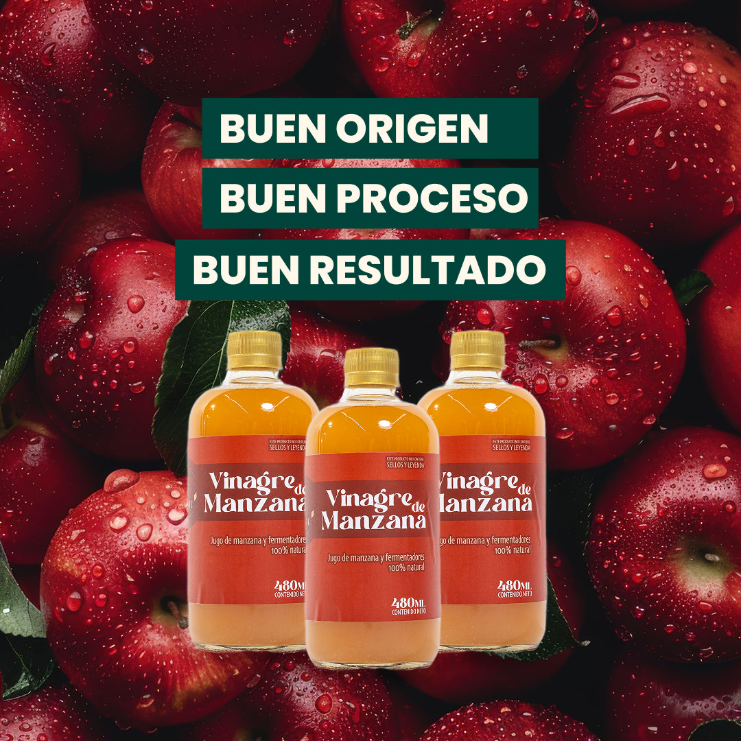 Vinagre de manzana con la madre