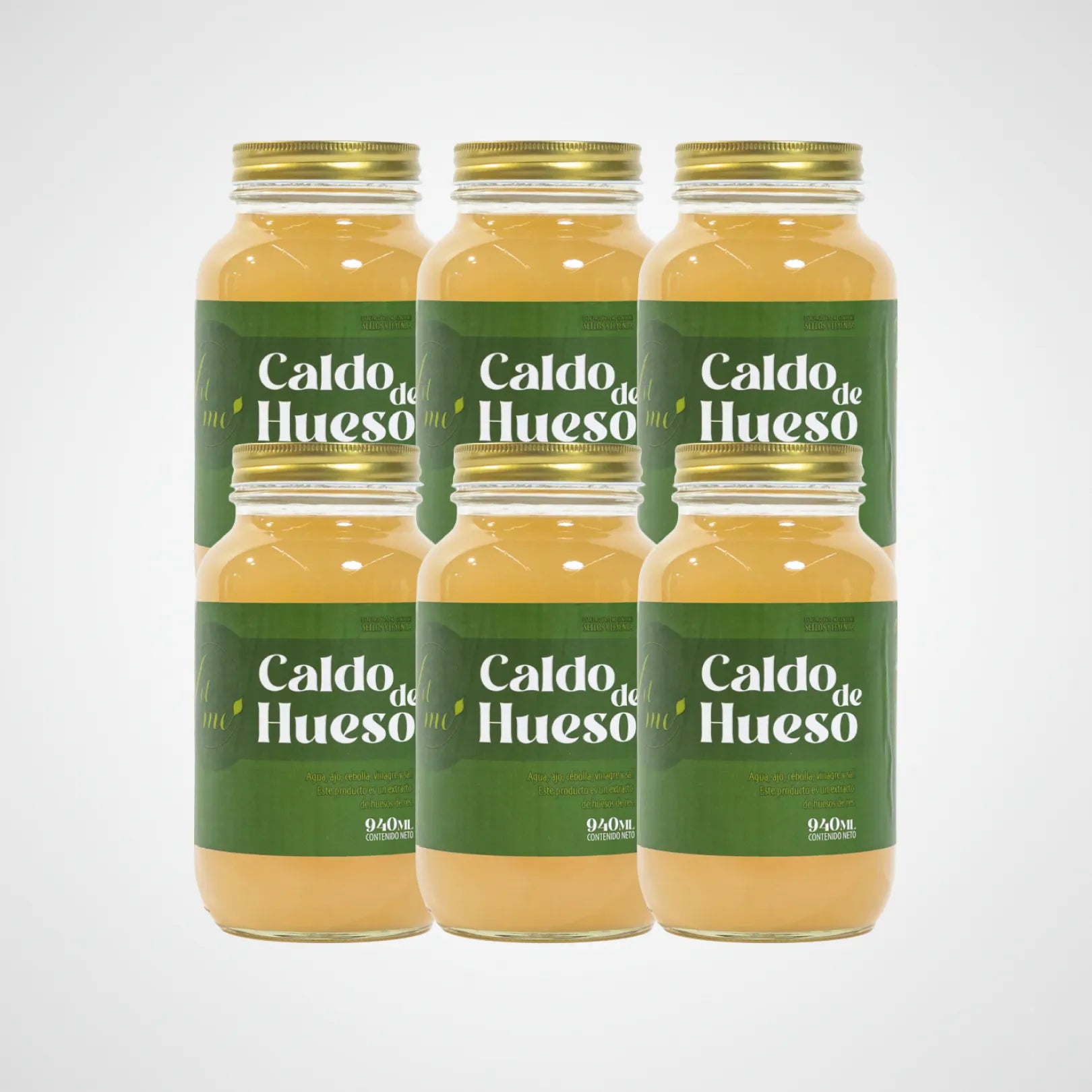 6 Caldos de hueso de res