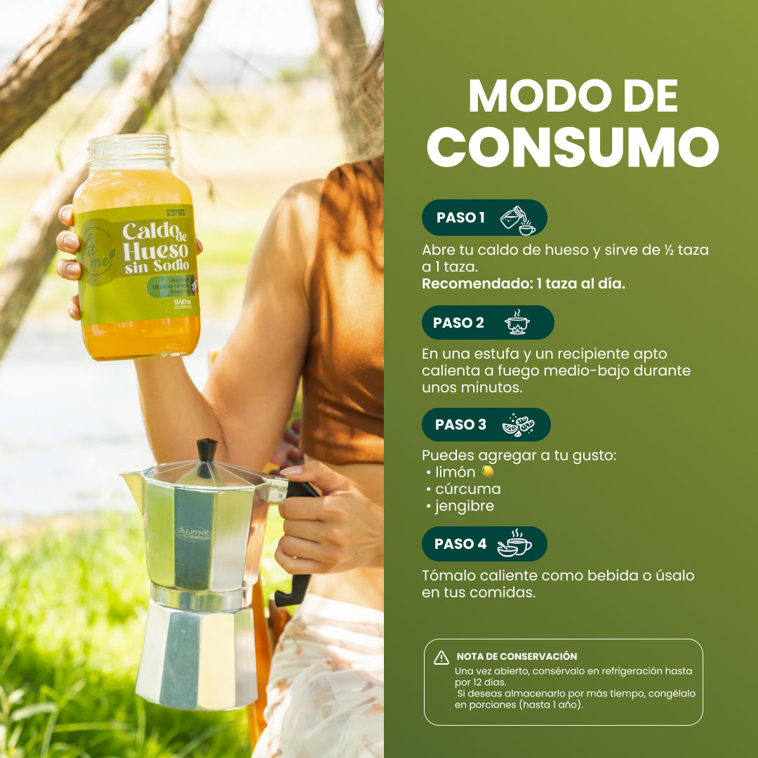 Caldo de hueso de res