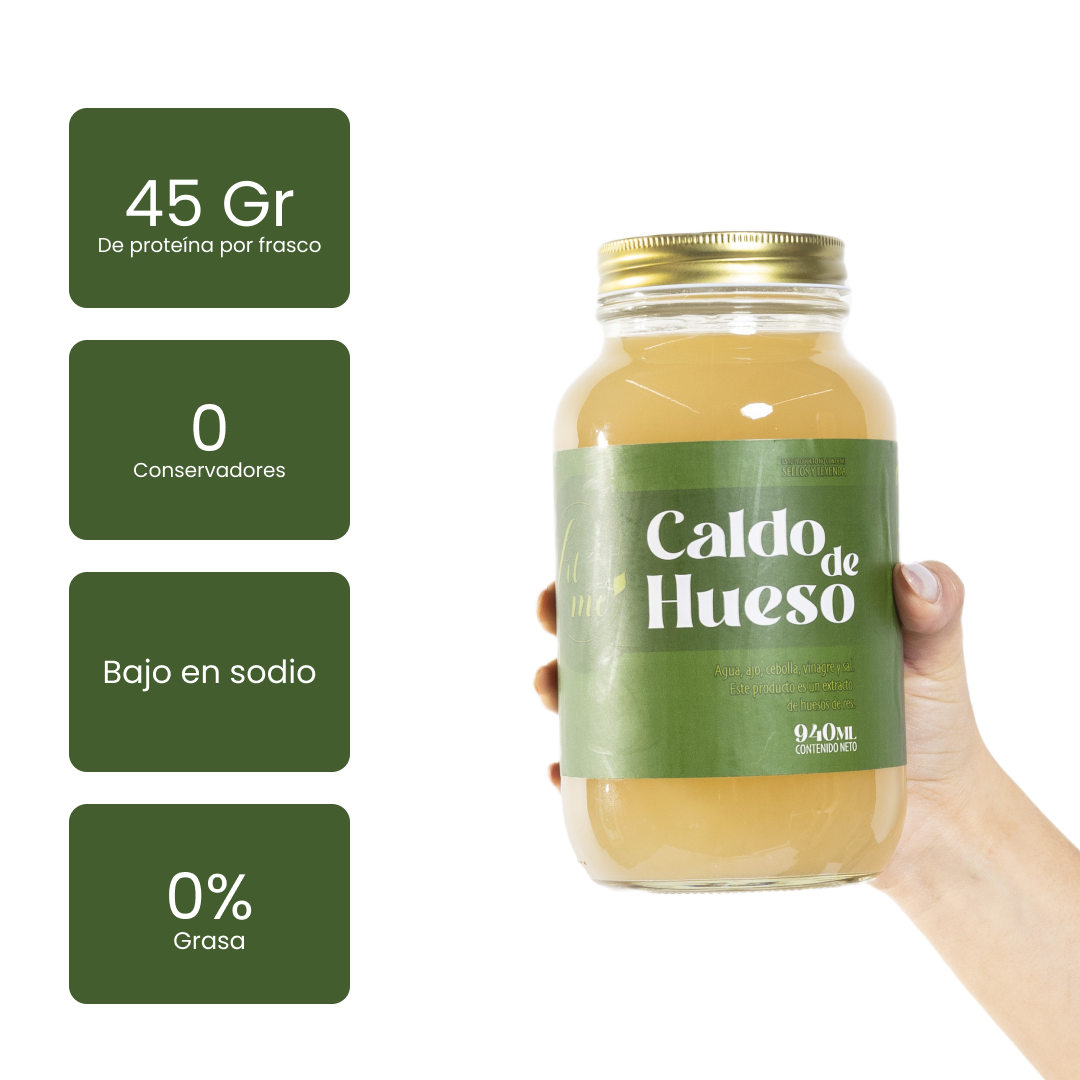 3 Caldos de hueso de res