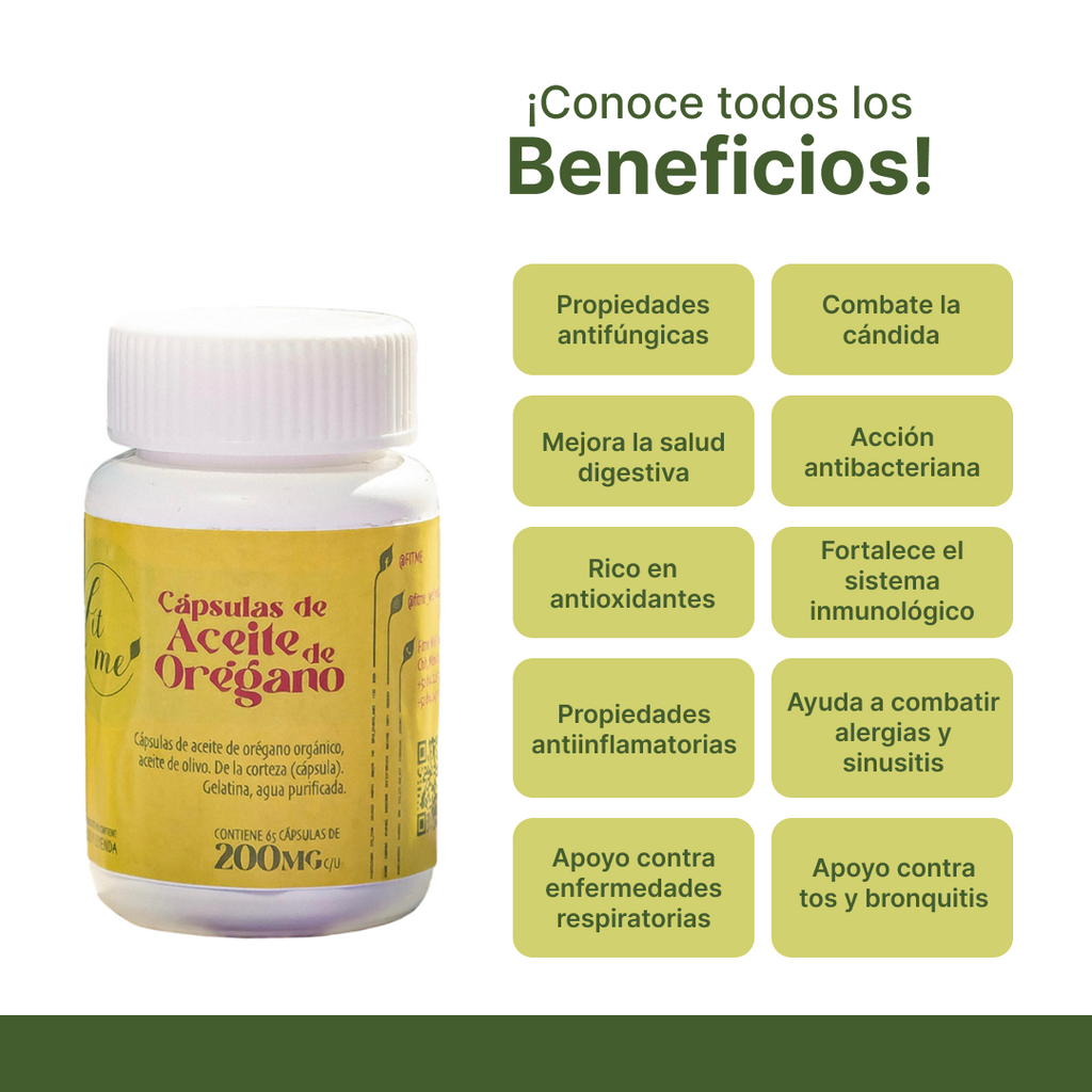 Capsulas de aceite de oregano