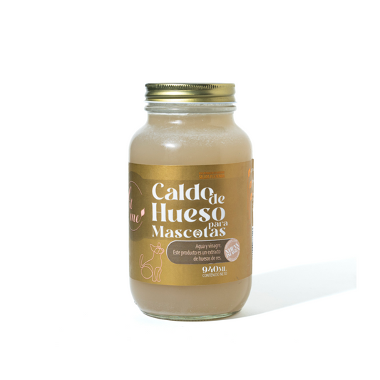 Caldos de hueso para mascotas