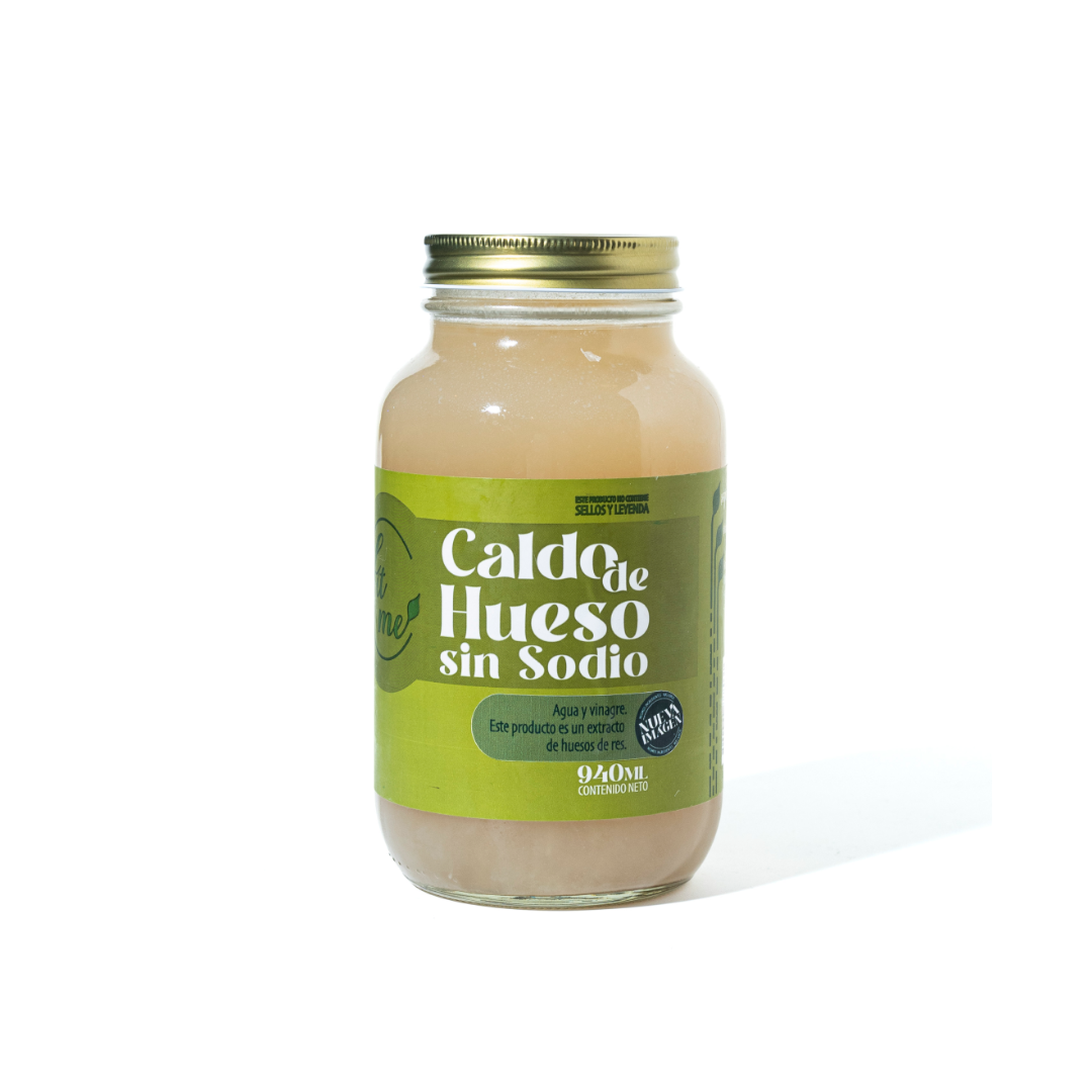 Caldo hueso sin sodio