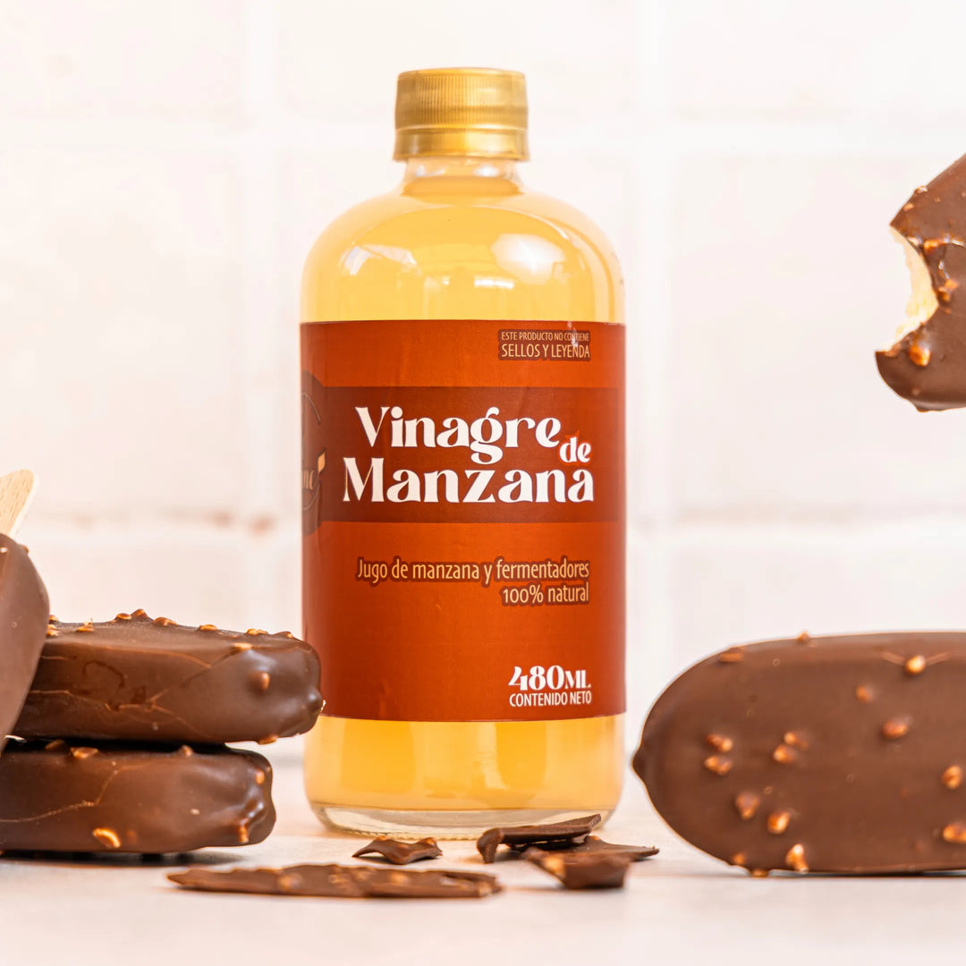 Vinagre de manzana con la madre