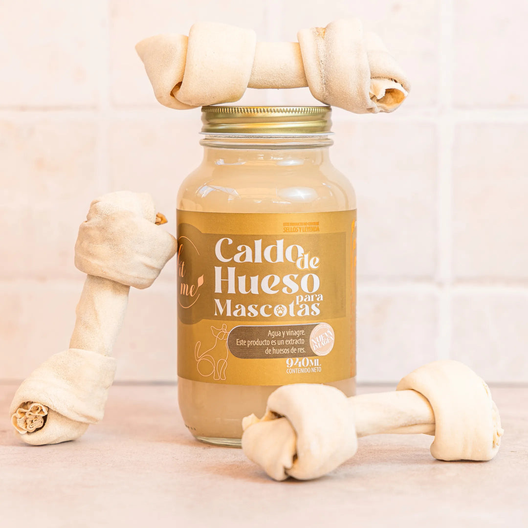 Caldos de hueso para mascotas